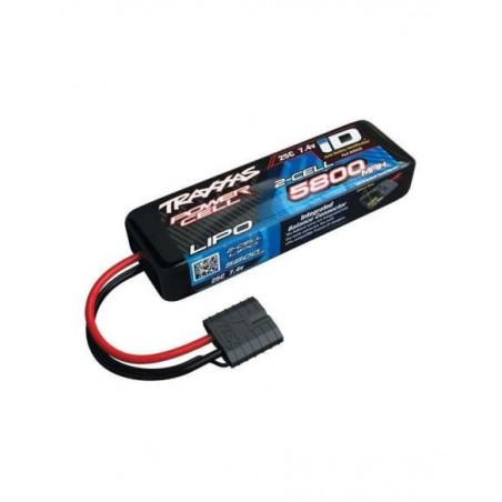 TRAXXAS BATERIA LIPO 7.4V 2S 25C 5800MAH CON CONECTOR ID TODOS LOS MODELOS TRX2843X - Imagen 1