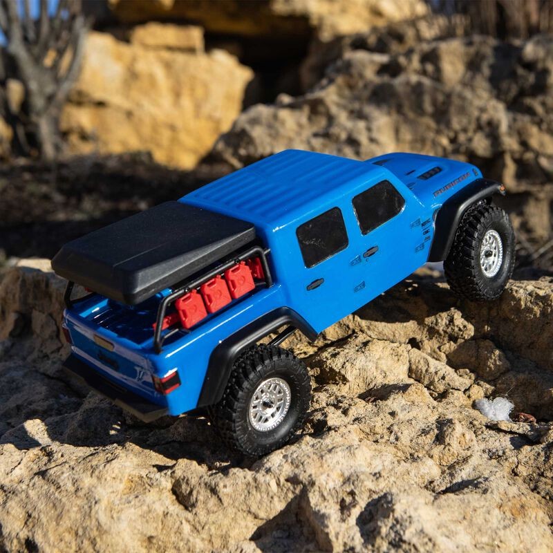 AXI00005T2 AXIAL SCX24 JEEP GLADIATOR JT CRC RTR CRAWLER 1/24 AZUL - Imagen 12