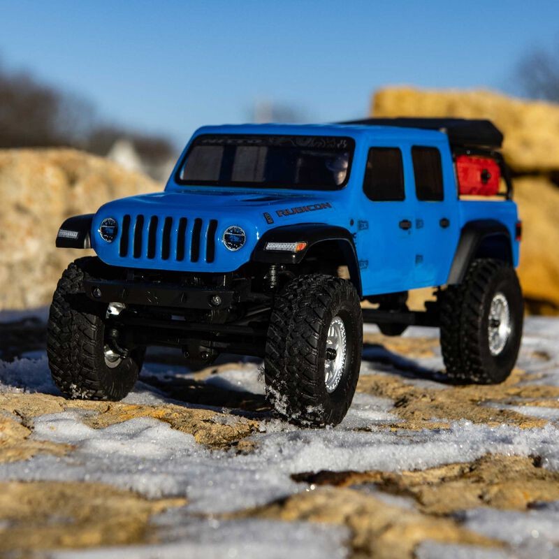 AXI00005T2 AXIAL SCX24 JEEP GLADIATOR JT CRC RTR CRAWLER 1/24 AZUL - Imagen 14