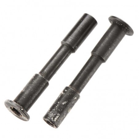 AR340066 POSTE DE DIRECCION EN ACERO 3X45MM (NEGRO) (2PCS) - Imagen 1