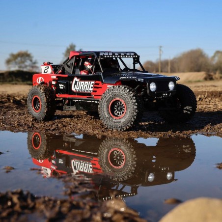 LOSI HAMMER REY 1/10 U4 4WD ROCK RACER BRUSHLESS RTR CON SMART y AVC, Rojo PAISAJE - Imagen 3