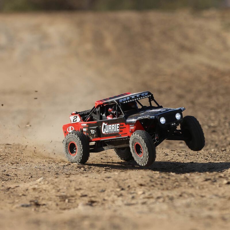 LOS03030T1LOSI 1/10 Hammer Rey U4 4WD Rock Racer Brushless RTR con Smart y AVC, Rojo - Imagen 5