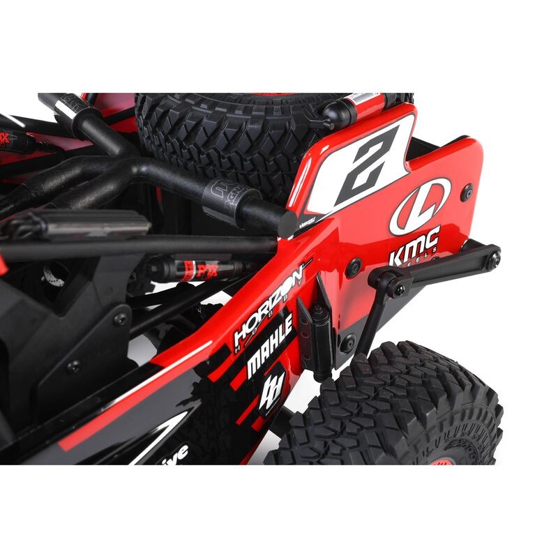 LOSI HAMMER REY 1/10 U4 4WD ROCK RACER BRUSHLESS RTR CON SMART y AVC, Rojo ALERON TRASERO - Imagen 7