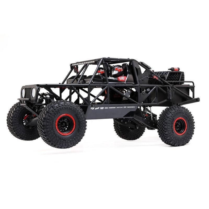 LOSI HAMMER REY 1/10 U4 4WD ROCK RACER BRUSHLESS RTR CON SMART y AVC, Rojo CHASIS - Imagen 8