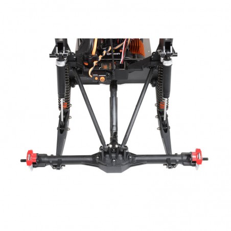 LOS03030T1LOSI 1/10 Hammer Rey U4 4WD Rock Racer Brushless RTR con Smart y AVC, Rojo - Imagen 9