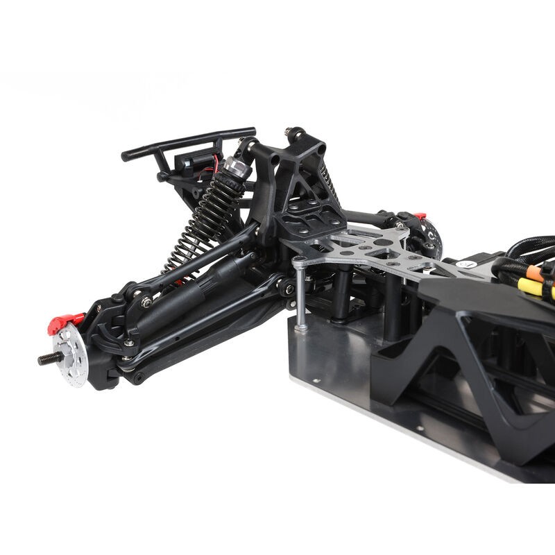 LOS03030T1LOSI 1/10 Hammer Rey U4 4WD Rock Racer Brushless RTR con Smart y AVC, Rojo - Imagen 11