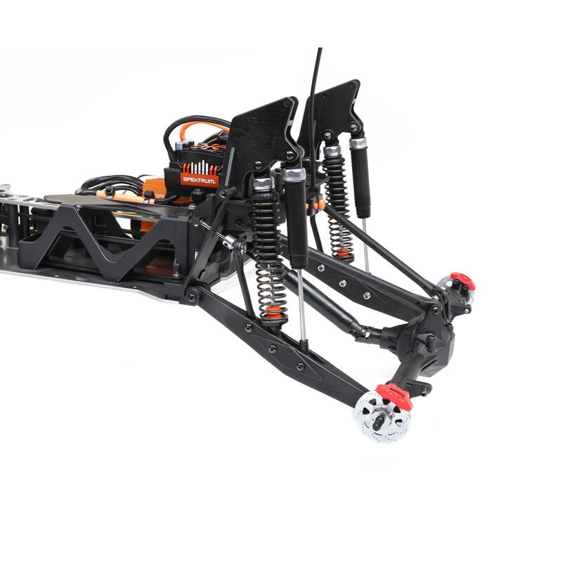LOS03030T1LOSI 1/10 Hammer Rey U4 4WD Rock Racer Brushless RTR con Smart y AVC, Rojo - Imagen 12