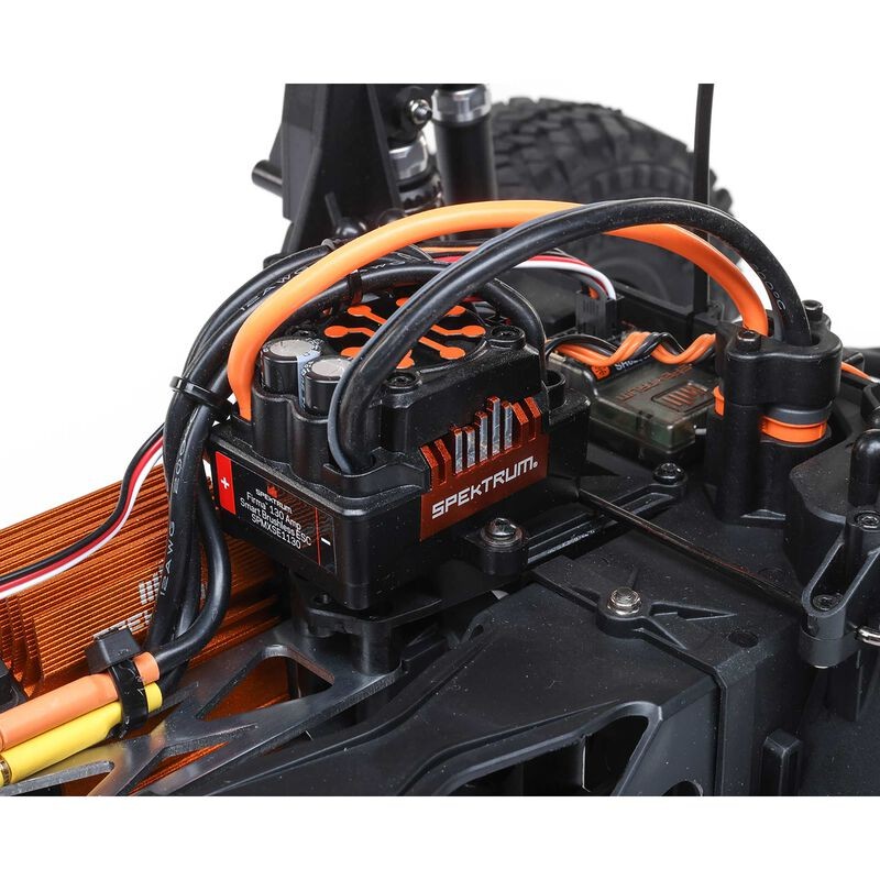 LOS03030T1LOSI 1/10 Hammer Rey U4 4WD Rock Racer Brushless RTR con Smart y AVC, Rojo - Imagen 13