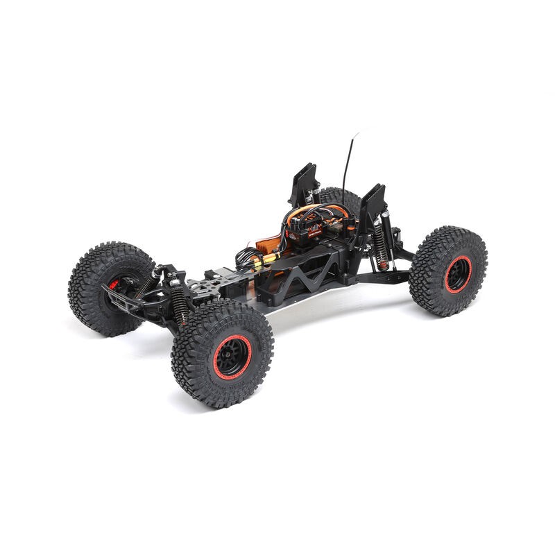 LOS03030T1LOSI 1/10 Hammer Rey U4 4WD Rock Racer Brushless RTR con Smart y AVC, Rojo - Imagen 14