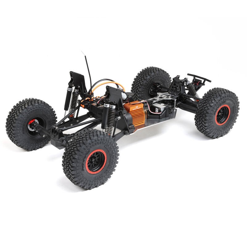 LOS03030T1LOSI 1/10 Hammer Rey U4 4WD Rock Racer Brushless RTR con Smart y AVC, Rojo - Imagen 17