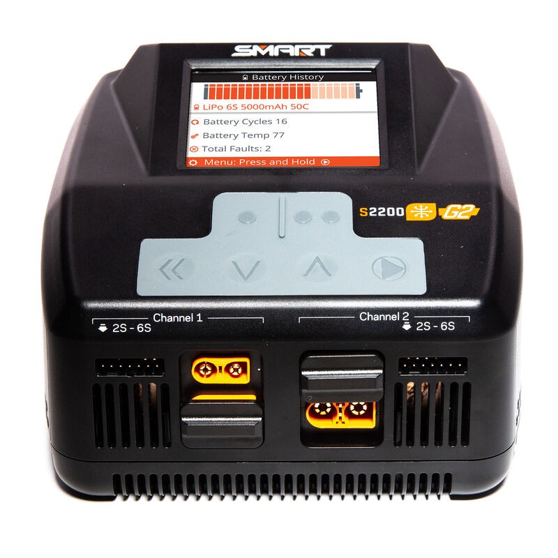 SPEKTRUM Cargador inteligente internacional S2200 G2 AC 2x200W - Imagen 10