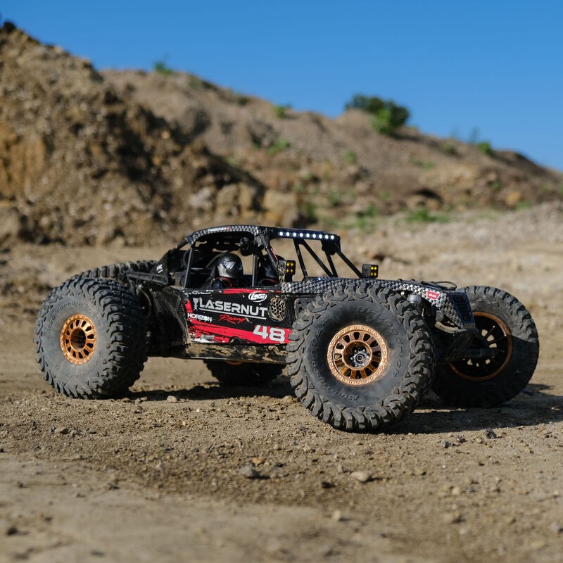 LOSI 1/10 LASERNUT U4 4WD Rock Racer BRUSHLESS RTR con Smart y AVC, negro RCPROGRANADA.COM - Imagen 2