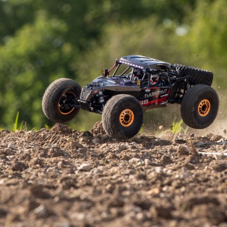 LOSI 1/10 LASERNUT U4 4WD Rock Racer BRUSHLESS RTR con Smart y AVC, negro RCPROGRANADA.COM - Imagen 4