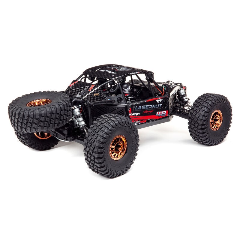 LOSI 1/10 LASERNUT U4 4WD Rock Racer BRUSHLESS RTR con Smart y AVC, negro RCPROGRANADA.COM - Imagen 11