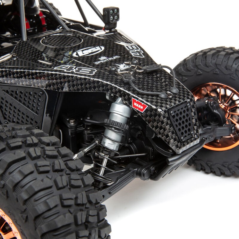 LOSI 1/10 LASERNUT U4 4WD Rock Racer BRUSHLESS RTR con Smart y AVC, negro - Imagen 16