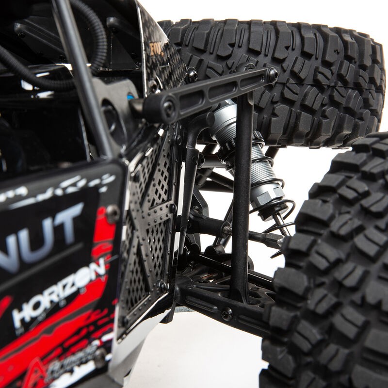 LOSI 1/10 LASERNUT U4 4WD Rock Racer BRUSHLESS RTR con Smart y AVC, negro - Imagen 17