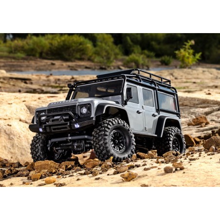 TRAXXAS LAND ROVER DEFENDER 1/18 TRX-4M Scale and Trail Crawler 4WD Electric Truck with TQ GRIS RCPROGRANADA.COM - Imagen 5