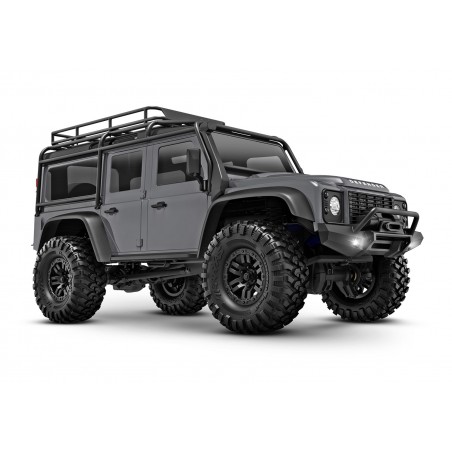 NOVEDAD TRAXXAS LAND ROVER  1/18 TRX-4M Scale and Trail Crawler LAND ROVER DEFENDER GRIS  4WD Electric Truck with TQ TRX97054-1S - Imagen 2