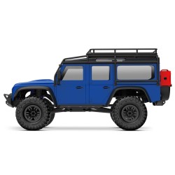 TRAXXAS LAND ROVER DEFENDER 1/18 TRX-4M Scale and Trail Crawler 4WD Electric Truck with TQ AZUL