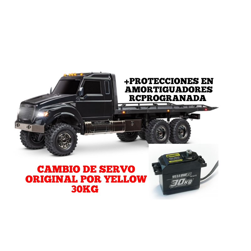 TRAXXAS TRX6 ULTIMATE RC HAULER 1/10 6X6 TQI 2.4GHZ RADIO,NEGRO RCPROGRANADA.COM - Imagen 7