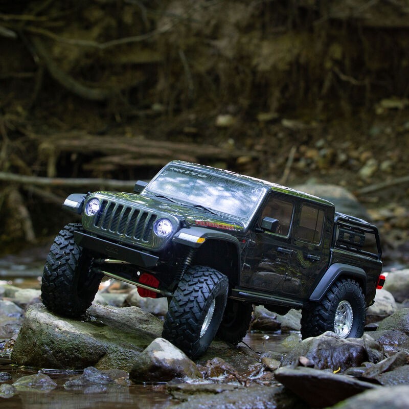 AXIAL SCX10 III JEEP JT GLADIATOR 1/10 CON PORTALES RTR, GRIS - Imagen 16