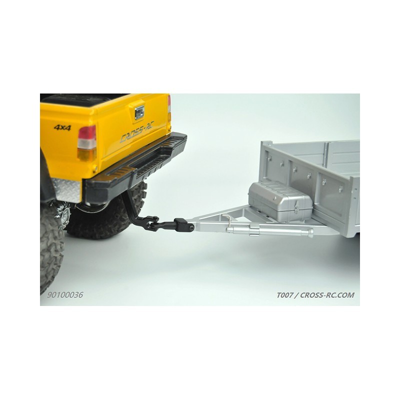 Cross RC T007 Remolque maqueta 1/10 con lona rcprogranada.com - Imagen 2