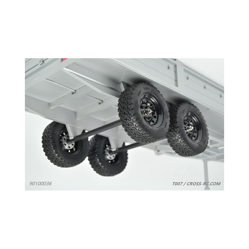 Cross RC T007 Remolque maqueta 1/10 con lona rcprogranada.com - Imagen 5