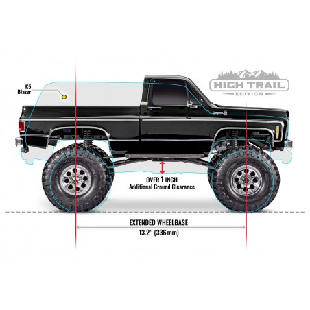 TRAXXAS TRX-4 1979 Chevrolet K10 Cheyenne PICKUP,NEGRO RCPROGRANADA.COM - Imagen 24