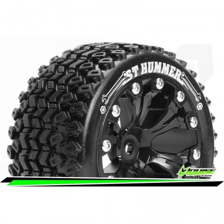 LR-T3209SB ST-HUMMER - 1-10 Stadium Truck Tire Set - Mounted - Sport RCPROGRANADA.COM - Imagen 1