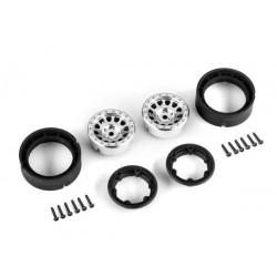 TRX9781-SATIN Ruedas, 1.0", Method Race Wheels® 105 Beadlock (cromo satinado, beadlock) (2)RCPROGRANADA.COM - Imagen 1