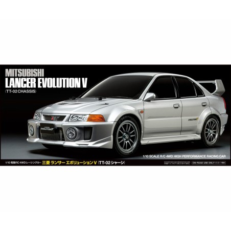 TAMIYA KIT 1:10 RC Mitsubishi Lancer Evo V (TT-02)RCPROGRANADA.COM - Imagen 3