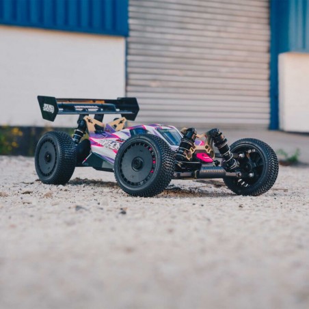 ARRMA TYPHON 1/8 BUGGY TLR TUNED KIT ELECTRICO 4WD ROSA Y MORADO RCPROGRANADA.COM - Imagen 23