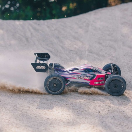ARRMA TYPHON 1/8 BUGGY TLR TUNED KIT ELECTRICO 4WD ROSA Y MORADO RCPROGRANADA.COM - Imagen 24