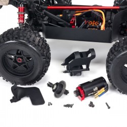 ARRMA NOTORIOUS V5 1/8 STUNT TRUCK BRUSHLESS 6S 4WD RTR WD RTR NEGRO