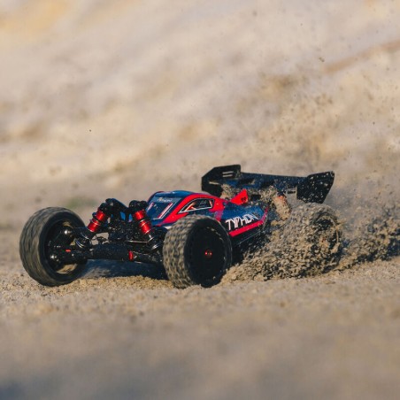 ARRMA 1/8 TYPHON 6S V5 4WD BLX BUGGY ,RTR,MOTOR SPEKTRUM FIRMA, negroARA8606V5 - Imagen 4