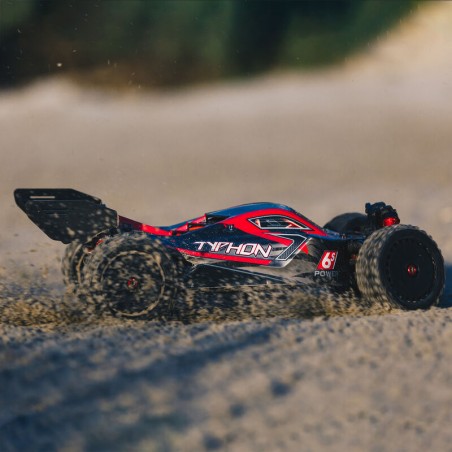 ARRMA 1/8 TYPHON 6S V5 4WD BLX BUGGY ,RTR,MOTOR SPEKTRUM FIRMA, negroARA8606V5 - Imagen 13