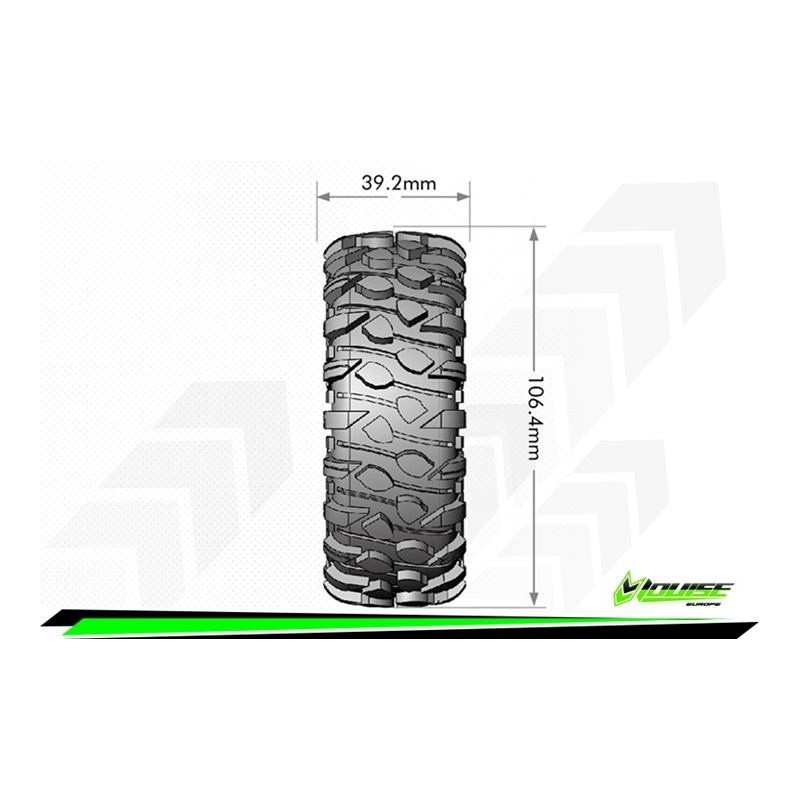 L-T3347VICR-ROWDY - Neumáticos Crawler Clase 1 Super Blandos 1:10 para Ruedas 1.9 1 Par - Imagen 4
