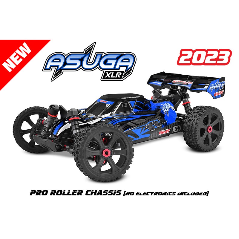 Team Corally ASUGA XLR 6S ROLLER Azul (KIT SIN ELECTRONICA)RCPROGRANADA.COM - Imagen 3