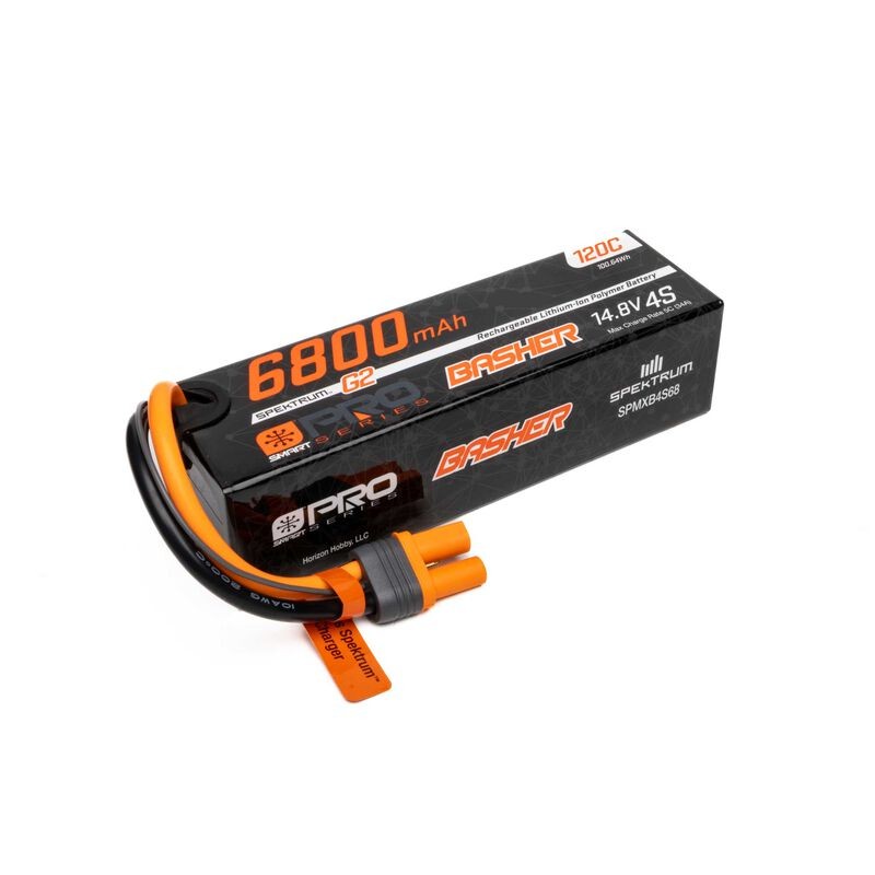 14,8 V 6800 mAh 4S 120C inteligente G2 Pro Basher LiPo: IC5SPMXB4S68 - Imagen 1
