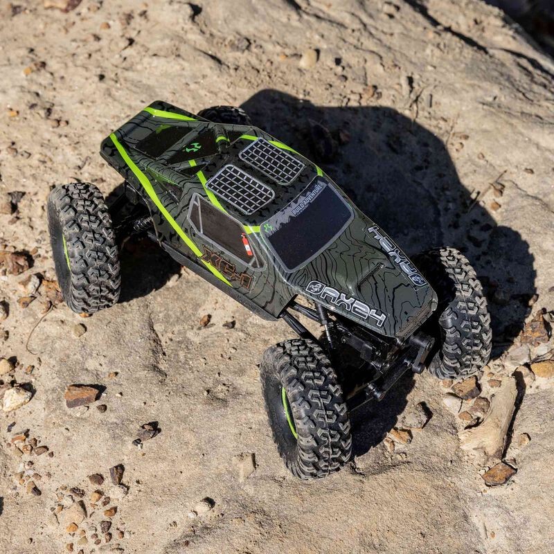 AXIAL AX24 XC-1 1/24 Rock Crawler 4WS RTR VERDE(BATERIA Y CARGADOR INCLUIDO)RCPROGRANADA.COM AXI00003T1 - Imagen 10