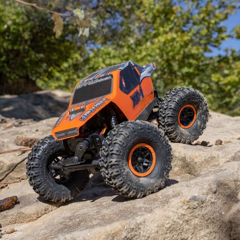 AXIAL AX24 XC-1 1/24 Rock Crawler 4WS RTRNARANJA - Imagen 16