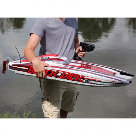 PRO BOAT Blackjack 42" 8S Brushless Catamaran RTR:PRB08043T2 - Imagen 12