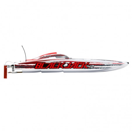 PRO BOAT Blackjack 42" 8S Brushless Catamaran RTR:Blanco/Rojo RCPROGRANADA.COM - Imagen 18