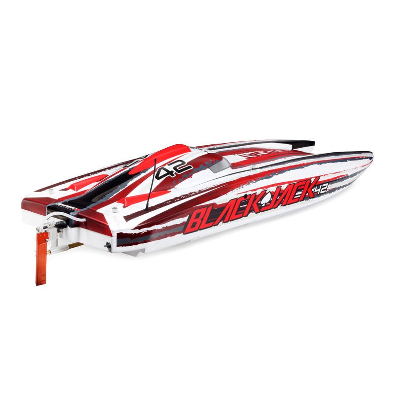 PRO BOAT Blackjack 42" 8S Brushless Catamaran RTR:Blanco/Rojo RCPROGRANADA.COM - Imagen 19