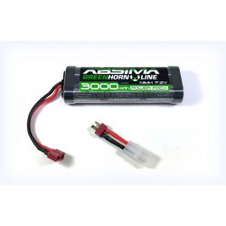 BATERIA ABSIMA Greenhorn NiMH Stick Pack 7.2V 3000 - Imagen 1