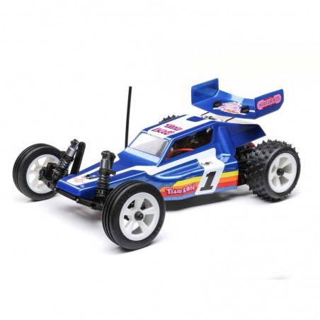 LOSI 1/16 Mini JRX2 Brushed 2WD Buggy RTR, AZUL(BATERIA Y CARGADOR)RCPROGRANADA.COM - Imagen 1