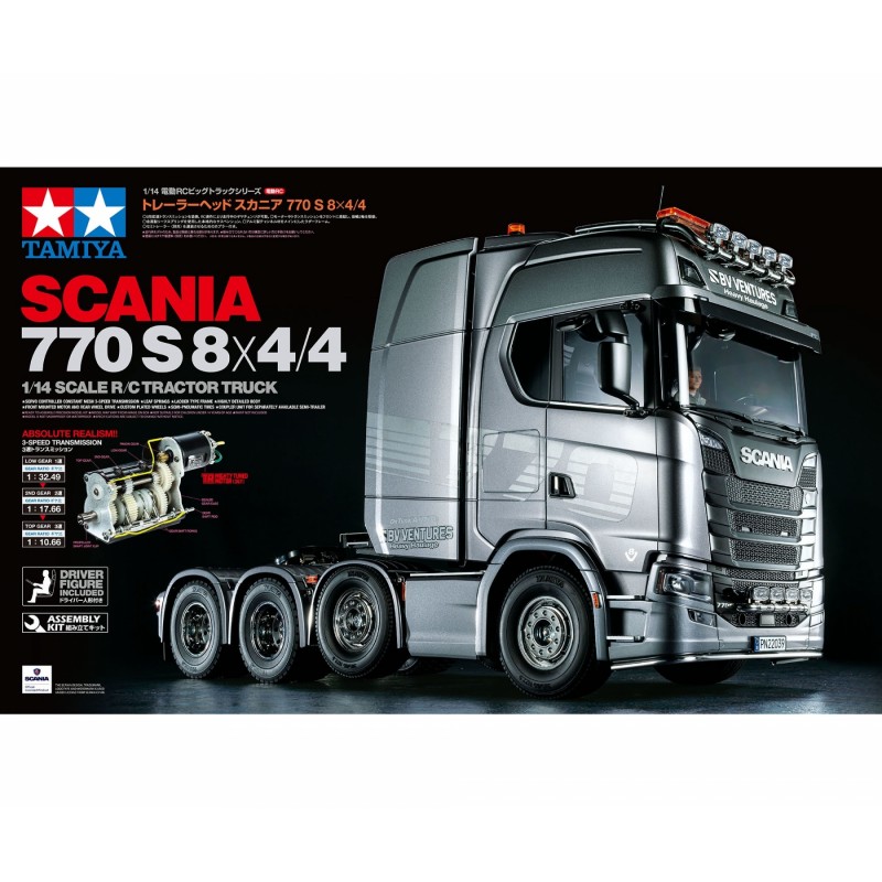 TAMIYA CAMION 1:14 RC SCANIA 770S 8x4/4 RCPROGRANADA.COM - Imagen 5