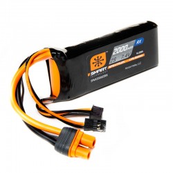 SPMX20002SRX SPEKTRUM 7.4V 2000mAh 2S 15C Smart LiPo Receptor Batería: Receptor universal, IC3 - Imagen 1