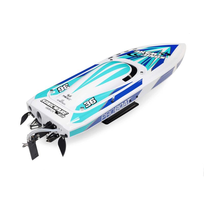 Sonicwake V2 36" autoenderezable sin escobillas Deep-V RTR, blanco RCPROGRANADA.COM - Imagen 1
