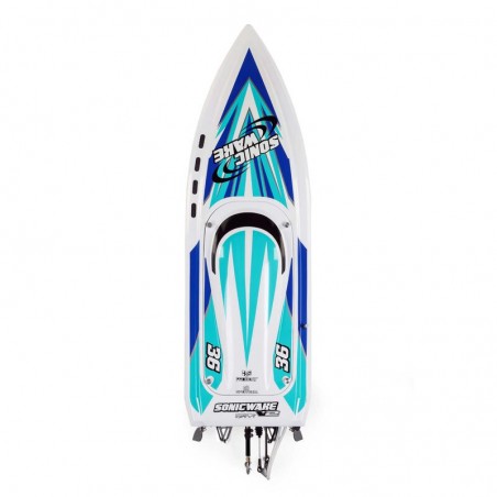 PROBOAT Sonicwake V2 36" autoenderezable sin escobillas Deep-V RTR, blanco - Imagen 12